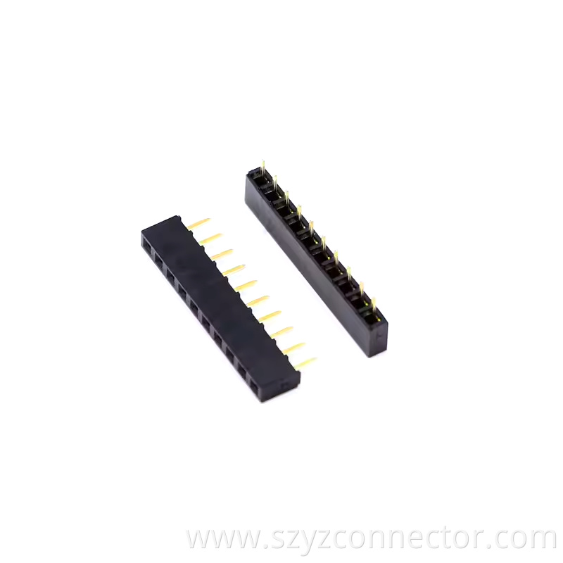 2.0mm Pitch Female Header Single Row Straight H4.3mm 12P-140P (2)